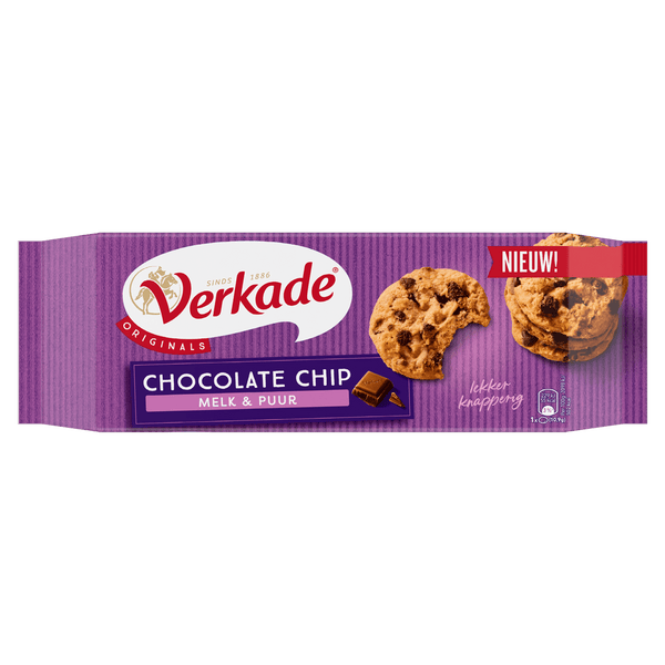 Verkade Chocolade chip melk & puur