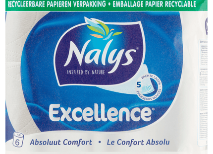 NALYS Excellence 5-ply toilet paper maxi