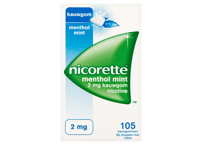 Nicorette Nicorette menthol mint SV gum 2mg