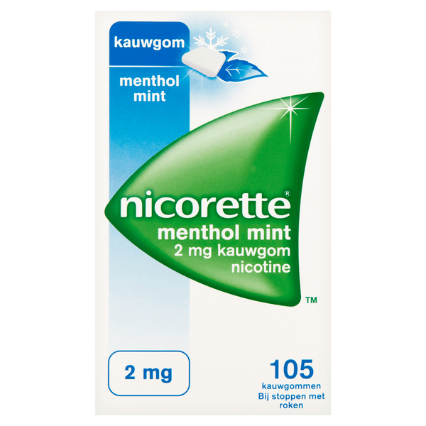 Nicorette Nicorette menthol mint SV gum 2mg