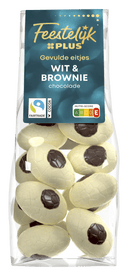 Feestelijk  Paaseitjes wit brownie