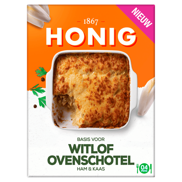 Honig Basis voor witlof ovenschotel ham kaas