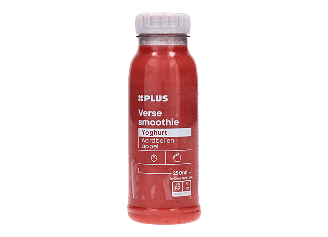 Verse smoothie yoghurt aardbei