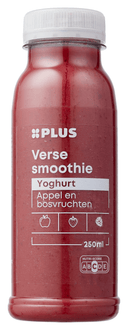 Verse smoothie yoghurt bosvruchten