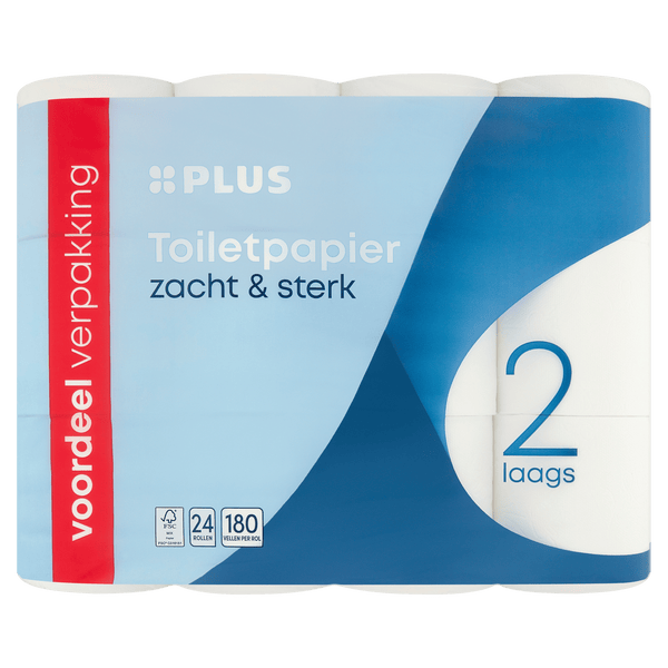 Toilettenpapier 2-lagig