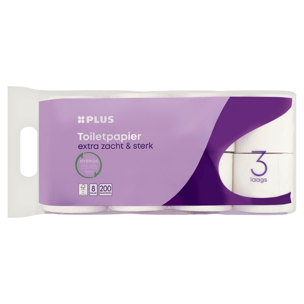 Toilet paper 3-ply 8 rolls