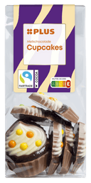 Schokoladenfiguren Cupcakes Milch