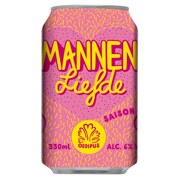 Oedipus Men's Love saison beer can
