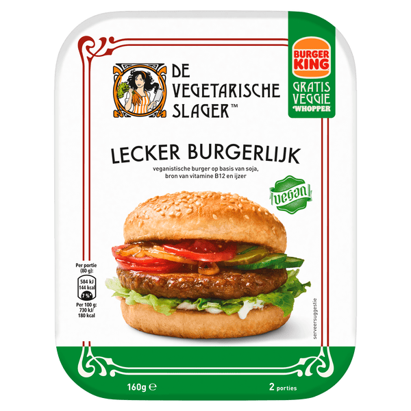 Vegetarische Slager Lecker Burgerlijk