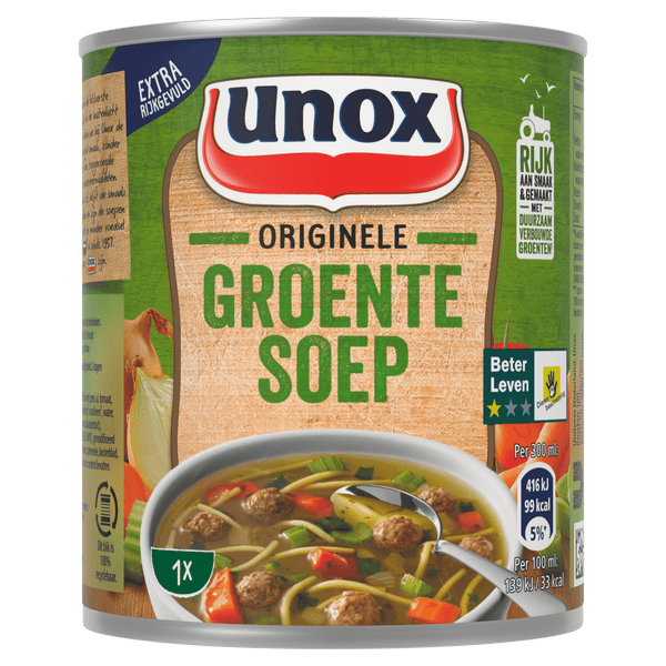 Unox Soep in blik originele groentesoep