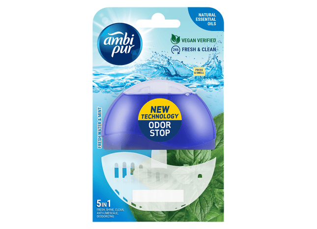 Ambipur Toiletblok vloeibaar water & mint