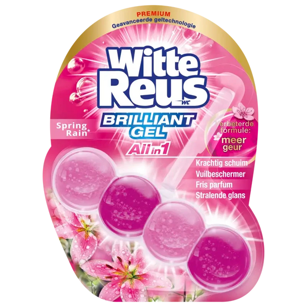 Witte Reus Toiletblok brilliant gel spring rain