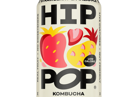 Hip Pop Kombucha Strawberry & pineapple
