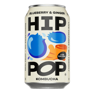 Hip Pop Kombucha blueberry & ginger