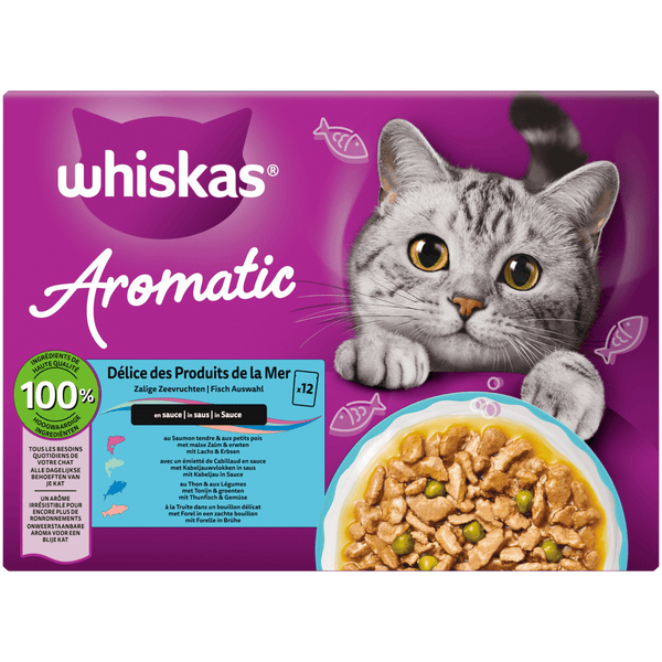 Whiskas Mahlzeitbeutel aromatische Meeresfrüchte