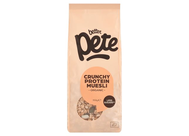 Better Pete Crunchy muesli proteine Bio