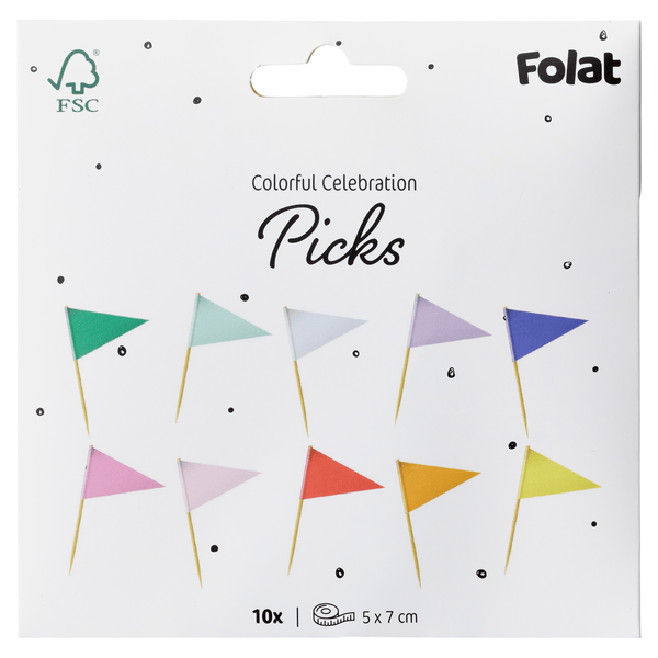 Folat Prikkers Vlag - Stripetastic