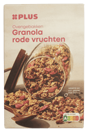 Granola rode vruchten