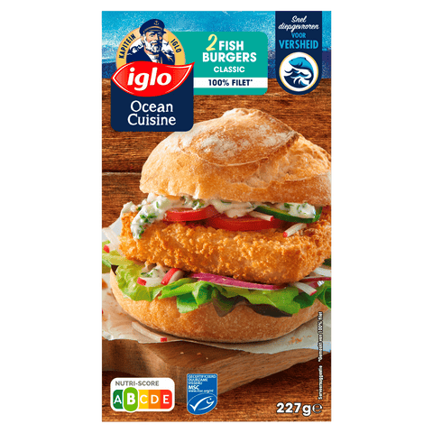 Iglo Captain’s Classics Fish Burgers