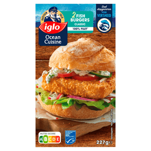 Iglo Kapiteins Klassiekers Fish Burgers