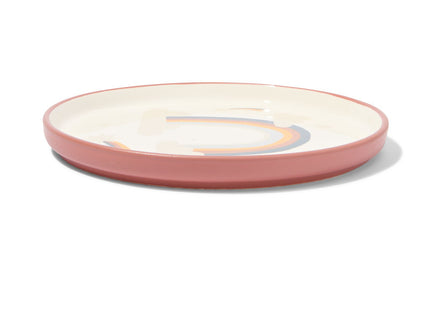 children's plate Ø19.3cm rainbow new bone terra