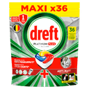 Dreft Platinum  vaatwascapsules Lemon