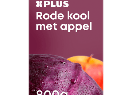 Red cabbage with apple minip