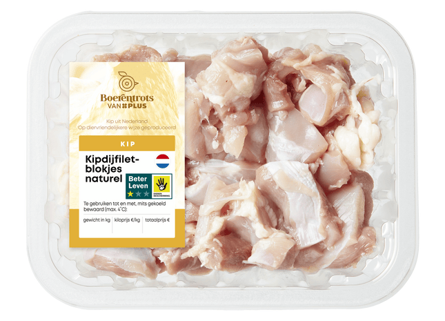 Boerentrots Kipdijfiletblokjes naturel