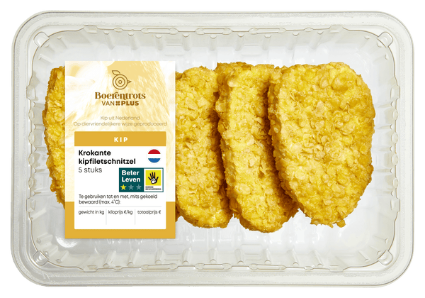 Boerentrots Crispy Chicken Fillet Schnitzels 5 pcs
