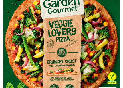 Garden Gourmet Veggie Lovers pizza groente vegan
