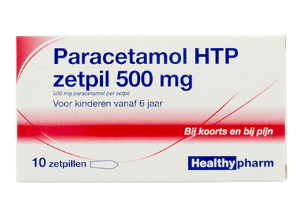 HTP Private label Paracetamol suppository 500mg