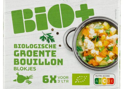 BIO+ Broth vegetable 6 cubes