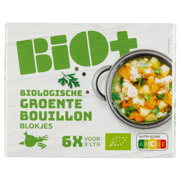 BIO+ Bouillon groente  6 blokjes