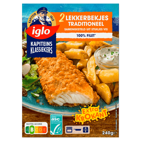 Iglo Viskraam Lekkerbekjes naturel