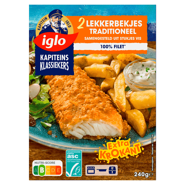 Iglo Captain Classics Fried Fish Fillets