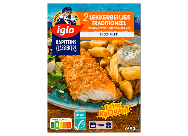 Iglo Kapitein Klassiekers Lekkerbekjes
