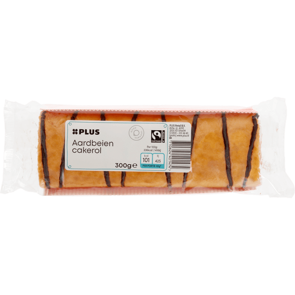 Aardbeiencakerol Fairtrade