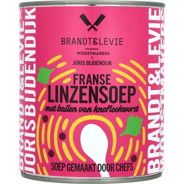 Brandt & Levie Franse linzensoep met ballen