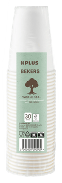 Becher weiß Karton 180ml FSC