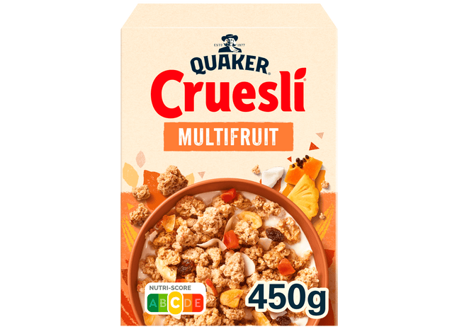 Quaker Cruesli multifruit