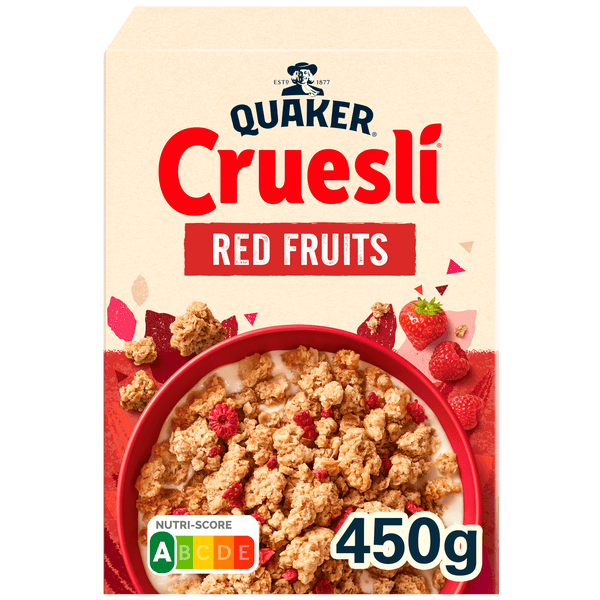 Quaker Cruesli rood fruit