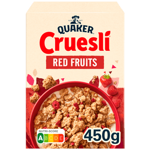 Quaker Cruesli rood fruit