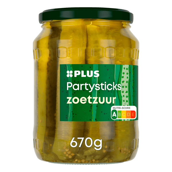 Partysticks mit süß-sauren Gewürzgurken
