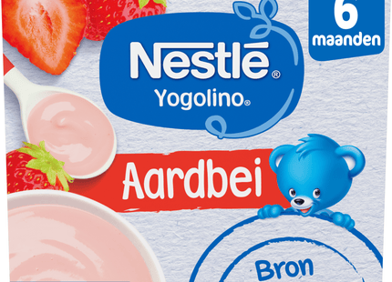 Nestlé 6+ Yogolino toetje aardbei