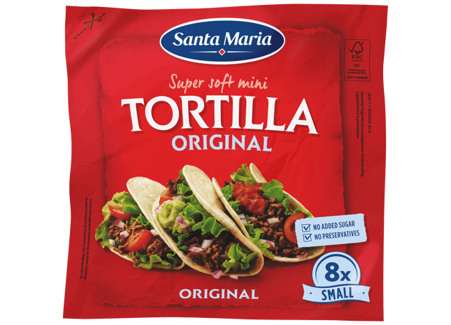 Santa maria Tortilla wrap Original mini 8st