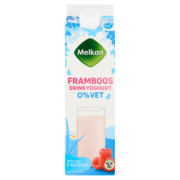 Melkan Drink 0% fat raspberry