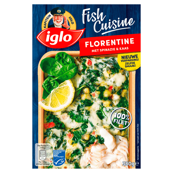Iglo Fish Cuisine Florentine