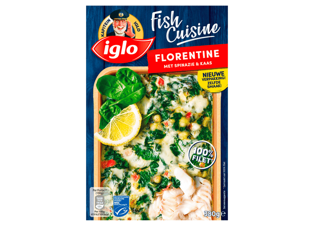 Iglo Fish Cuisine Florentine