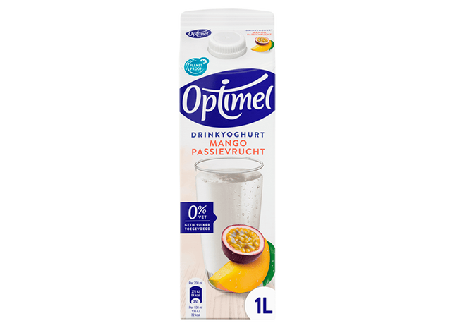 Optimel Drink mango-passievrucht 0% vet