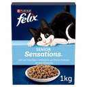 Felix Sensations Katzenfutter für ältere Katzen mit Huhn